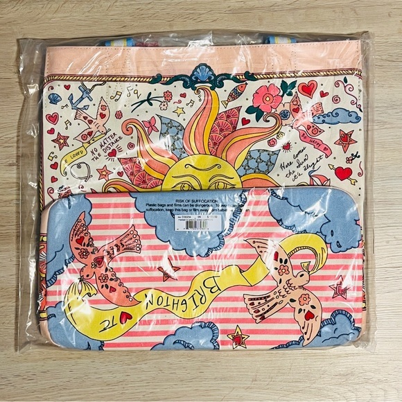 BRIGHTON Mermaid Fashionista Siren’s Song Tote NWT - Picture 6 of 11